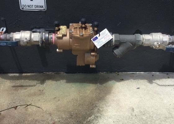 Backflow Device Tested and Compliant Backflow Device Tested and Compliant
