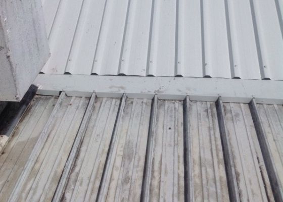 Roof Repair - before and after Roof Repair - before and after